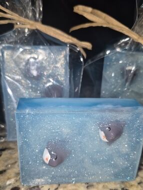 SHARK!!! Handcrafted Soap With Embeds